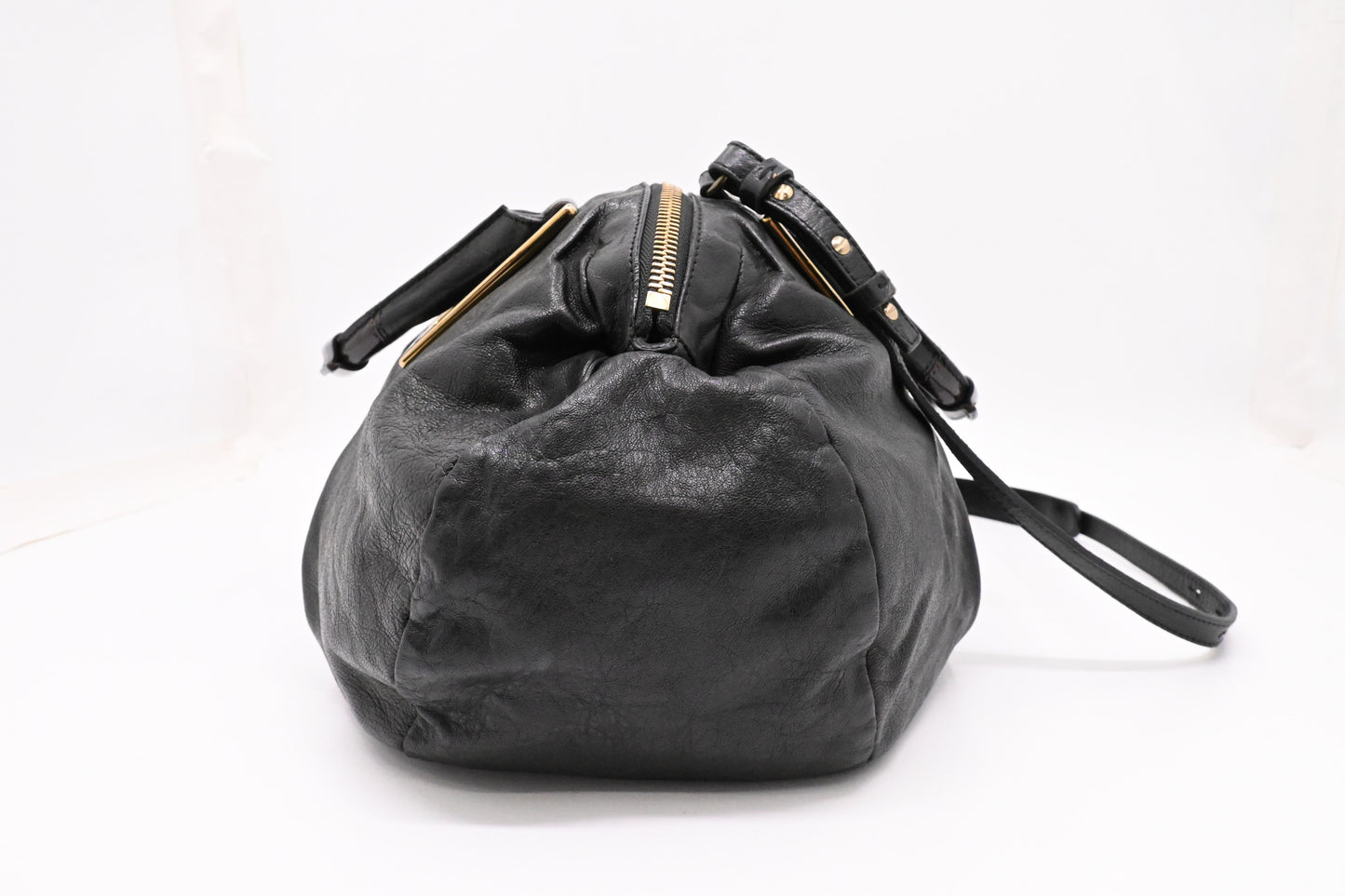 Chloe Large Ethel in Black Leather