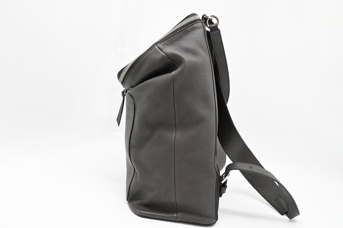 Loewe Backpack in Gray Leather