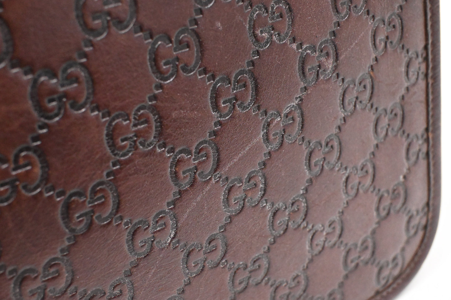 Gucci Messenger Bag in Dark Brown Guccissima Leather