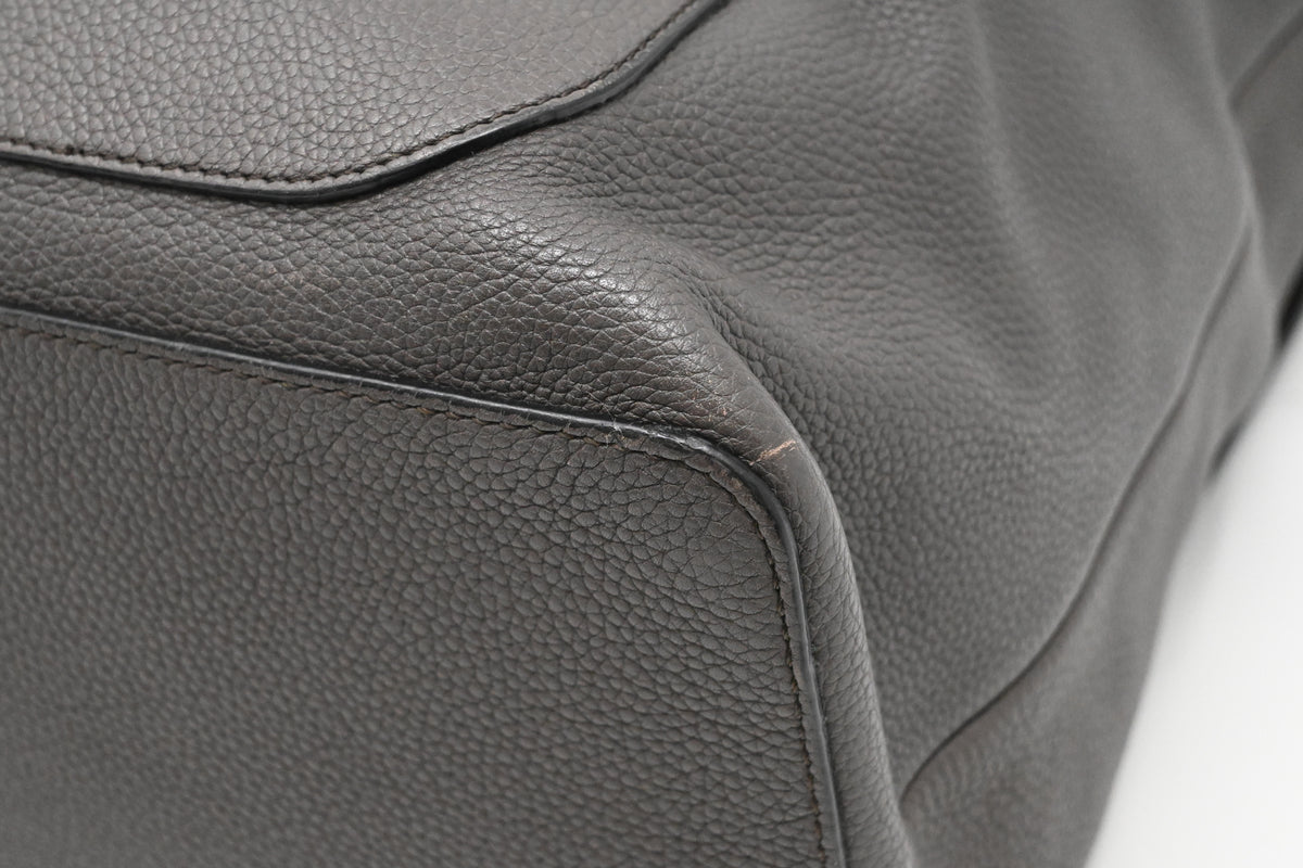 Loewe Backpack in Gray Leather