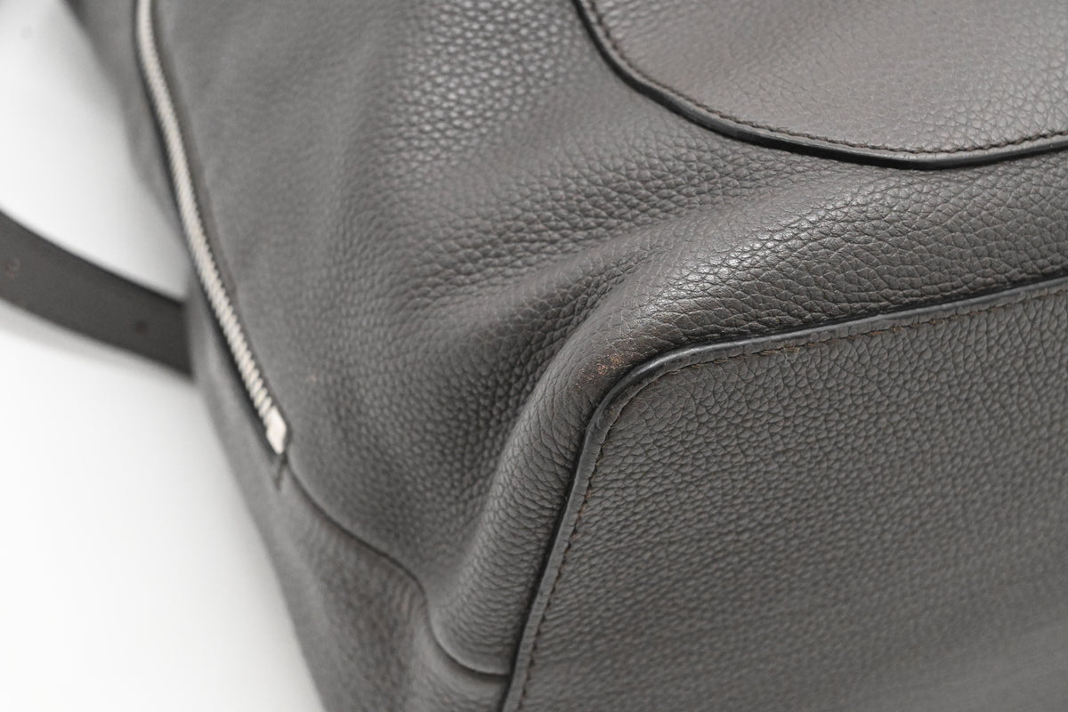 Loewe Backpack in Gray Leather