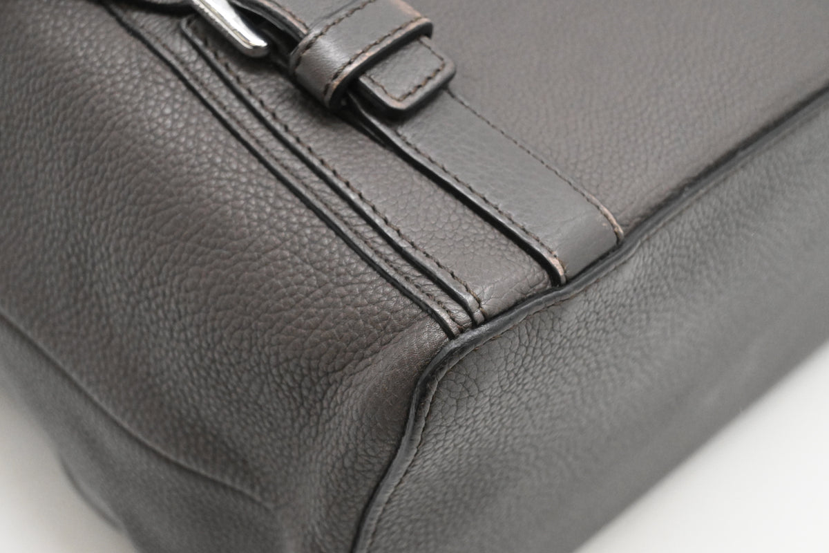 Loewe Backpack in Gray Leather
