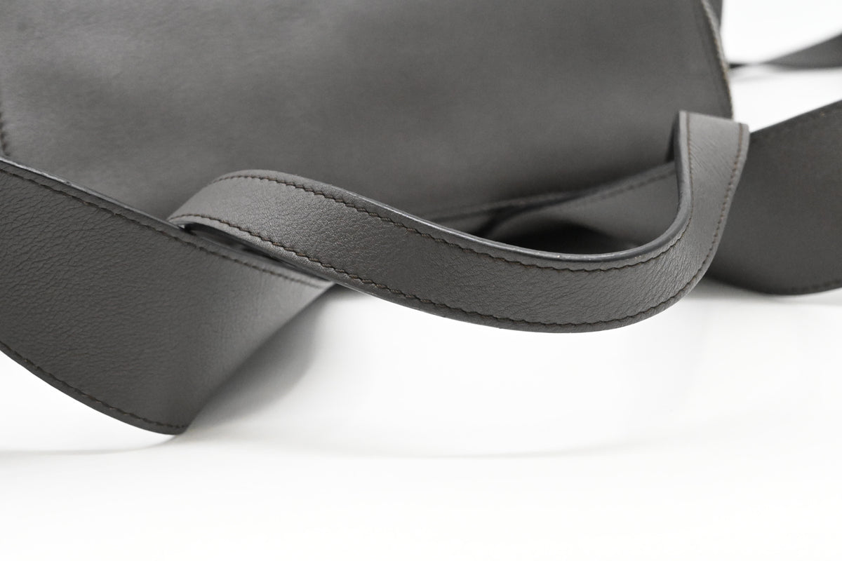 Loewe Backpack in Gray Leather