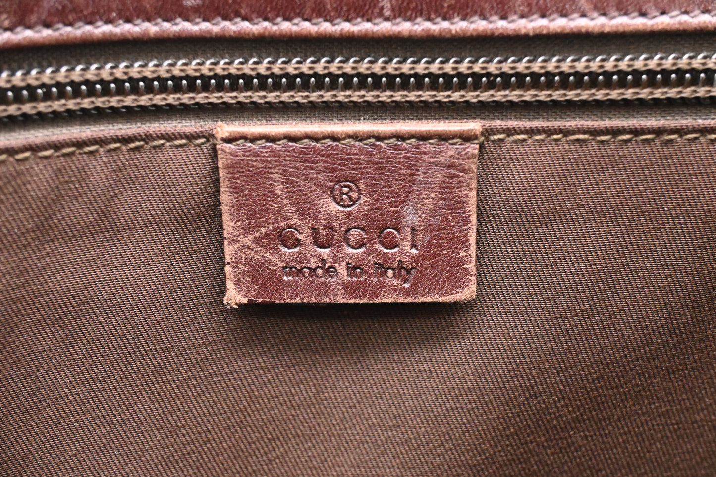 Gucci Messenger Bag in Dark Brown Guccissima Leather