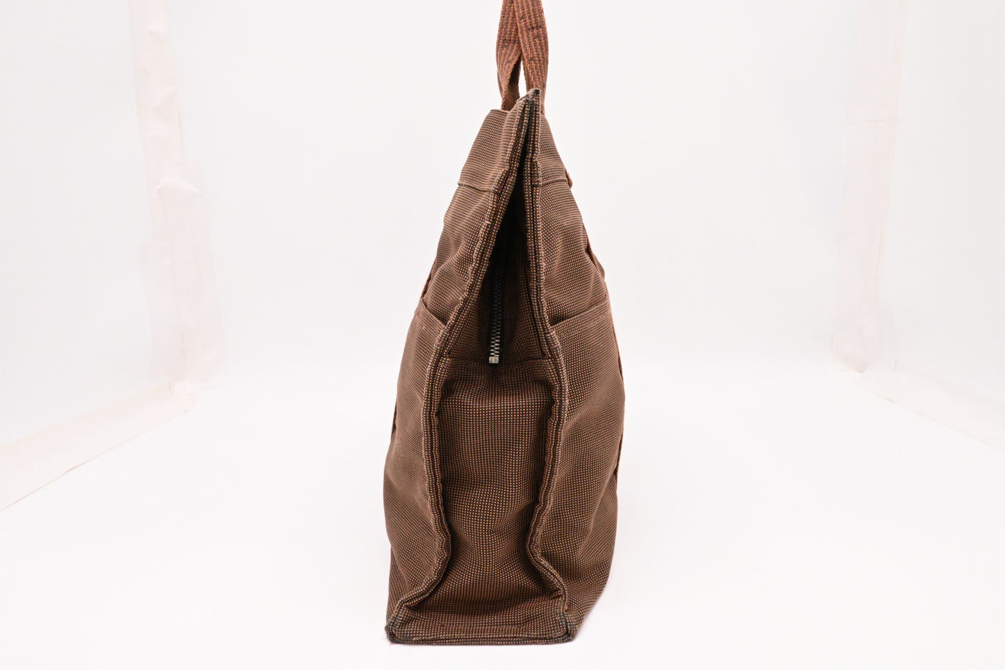 Hermes Fourre-Tout Tote in Brown Canvas