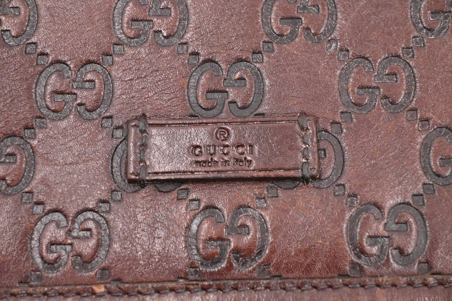 Gucci Messenger Bag in Dark Brown Guccissima Leather