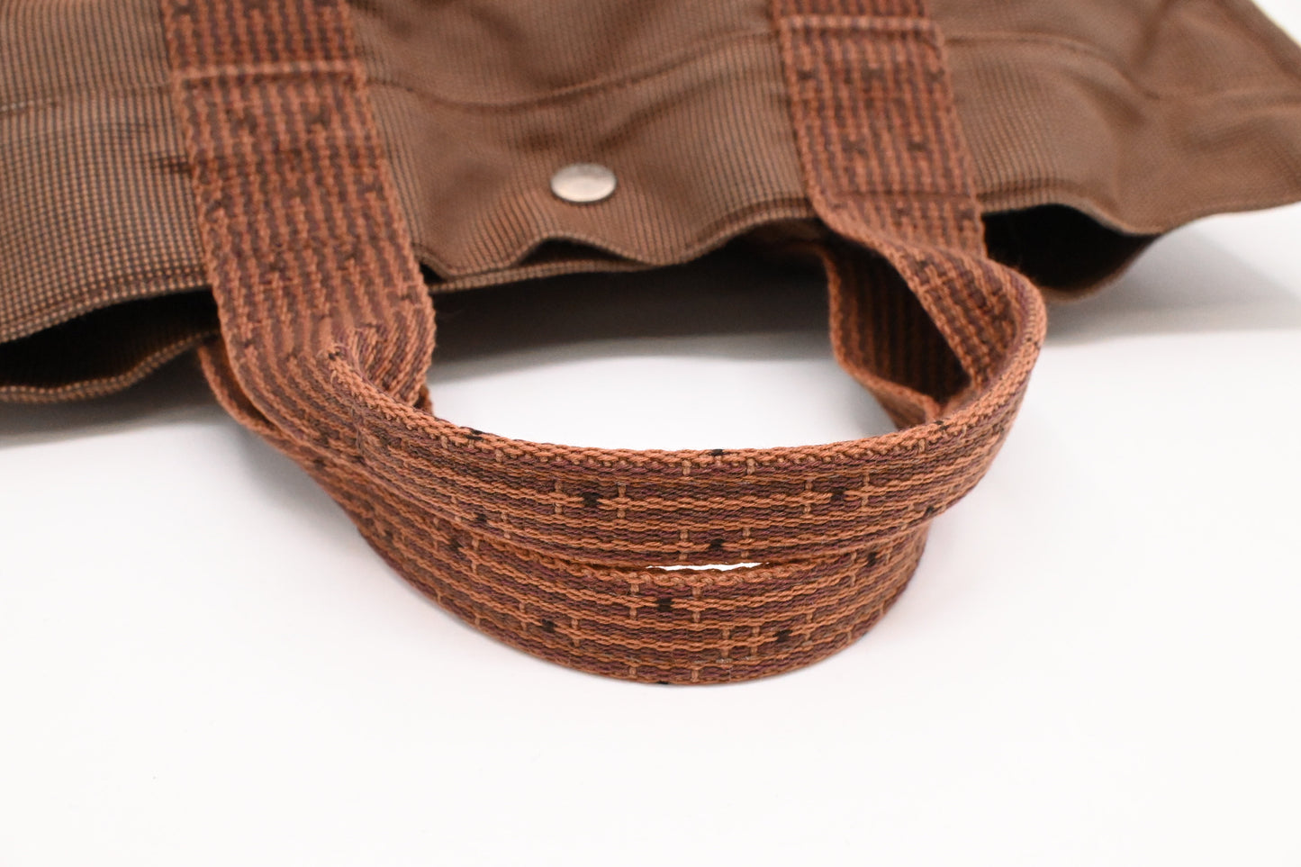 Hermes Fourre-Tout Tote in Brown Canvas