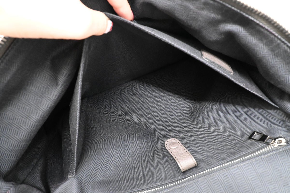 Loewe Backpack in Gray Leather