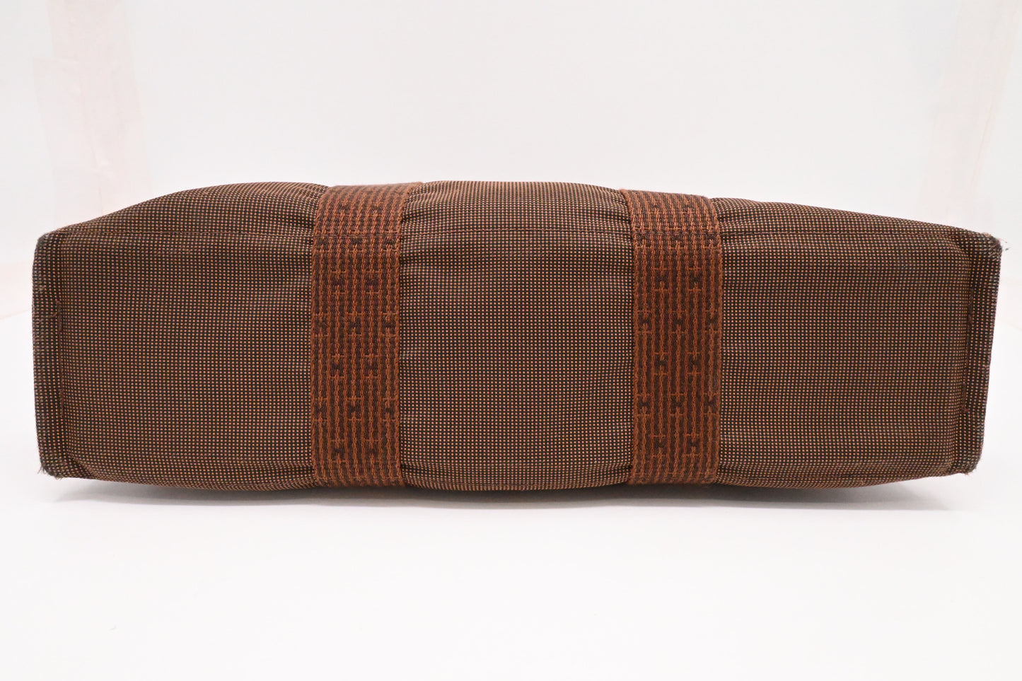 Hermes Fourre-Tout Tote in Brown Canvas