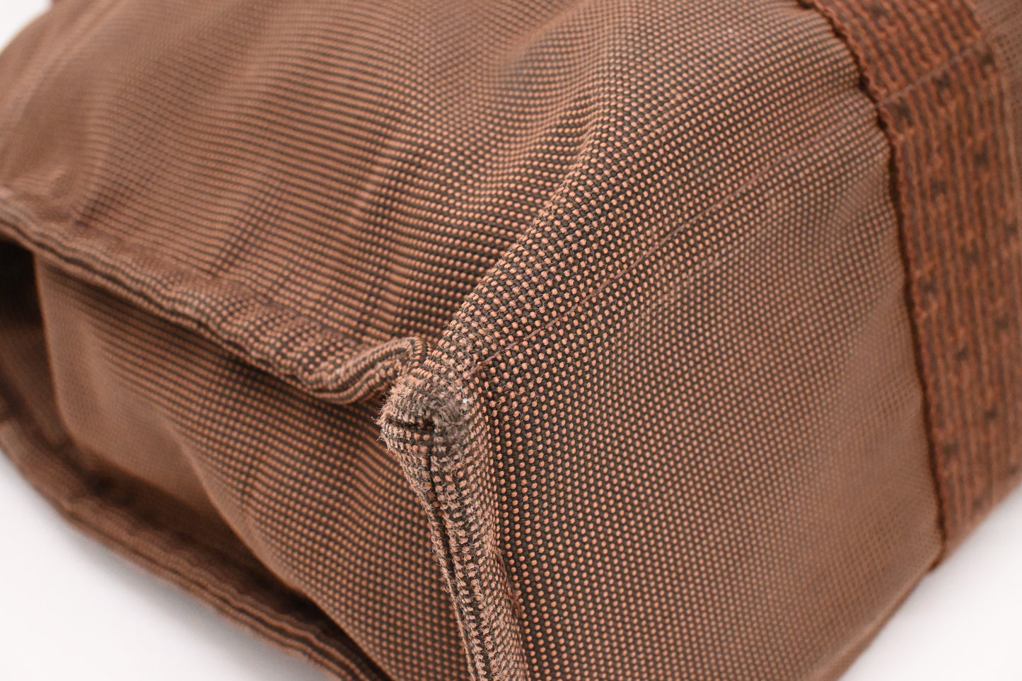 Hermes Fourre-Tout Tote in Brown Canvas