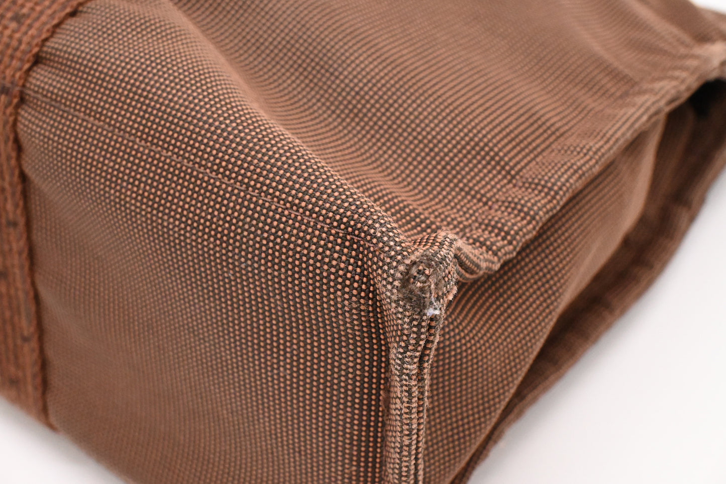 Hermes Fourre-Tout Tote in Brown Canvas