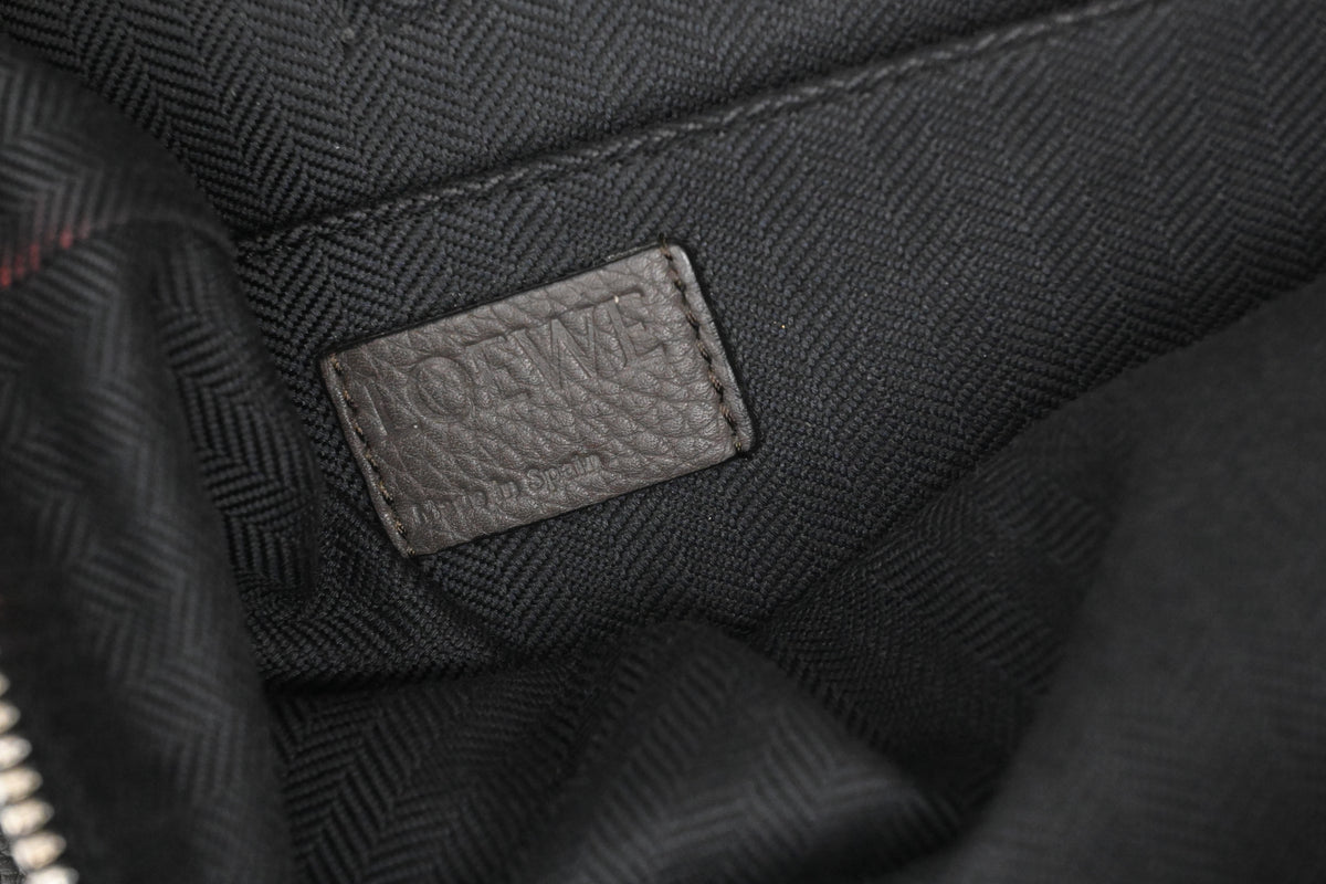 Loewe Backpack in Gray Leather