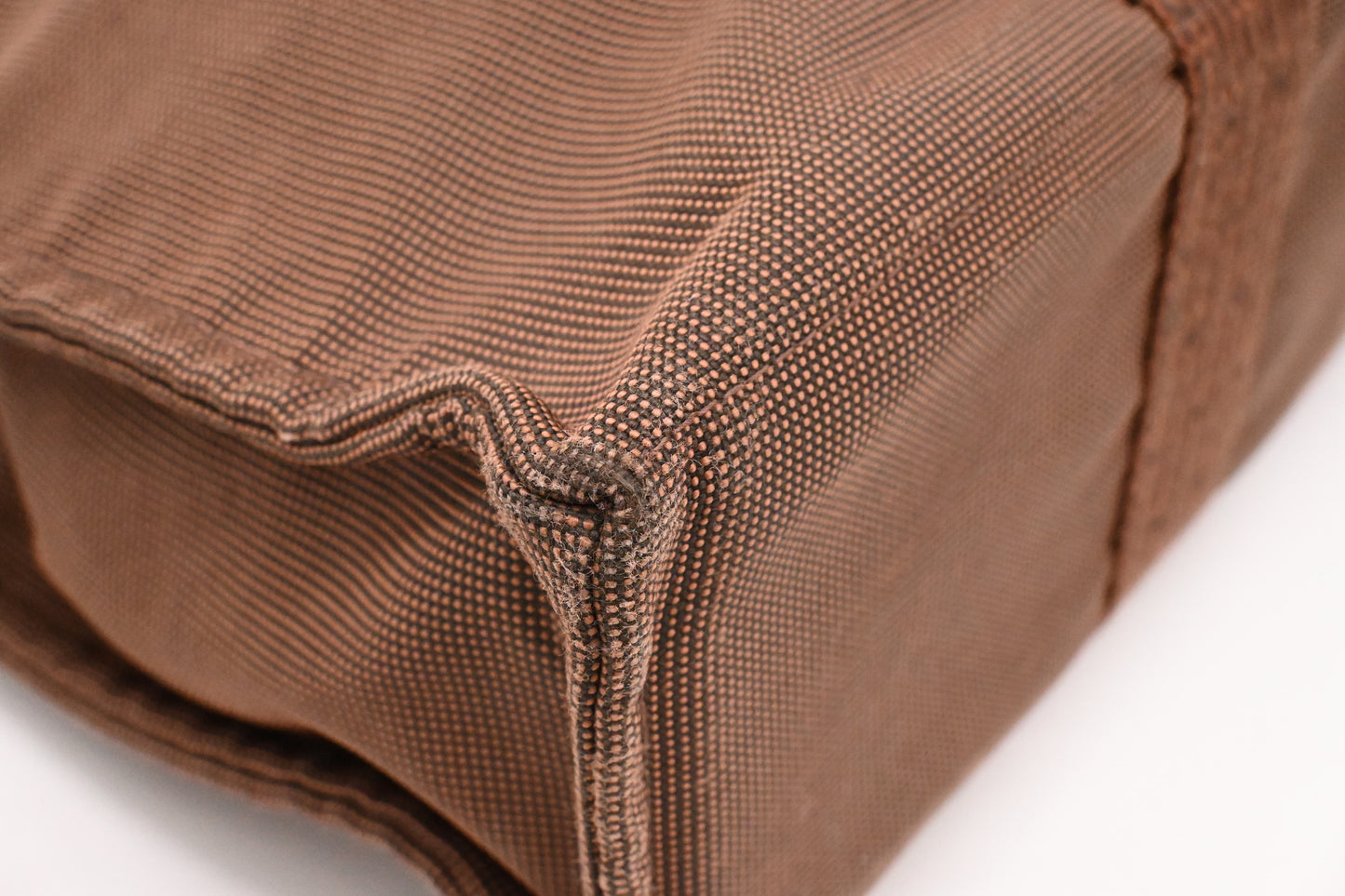 Hermes Fourre-Tout Tote in Brown Canvas