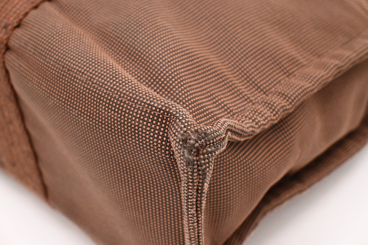 Hermes Fourre-Tout Tote in Brown Canvas