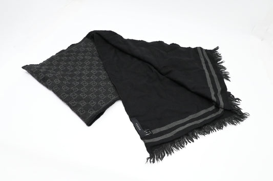 Gucci Scarf in Black Wool