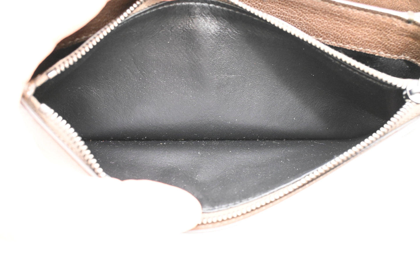 Bottega Veneta Butterflies Wallet on Chain in Brown Leather
