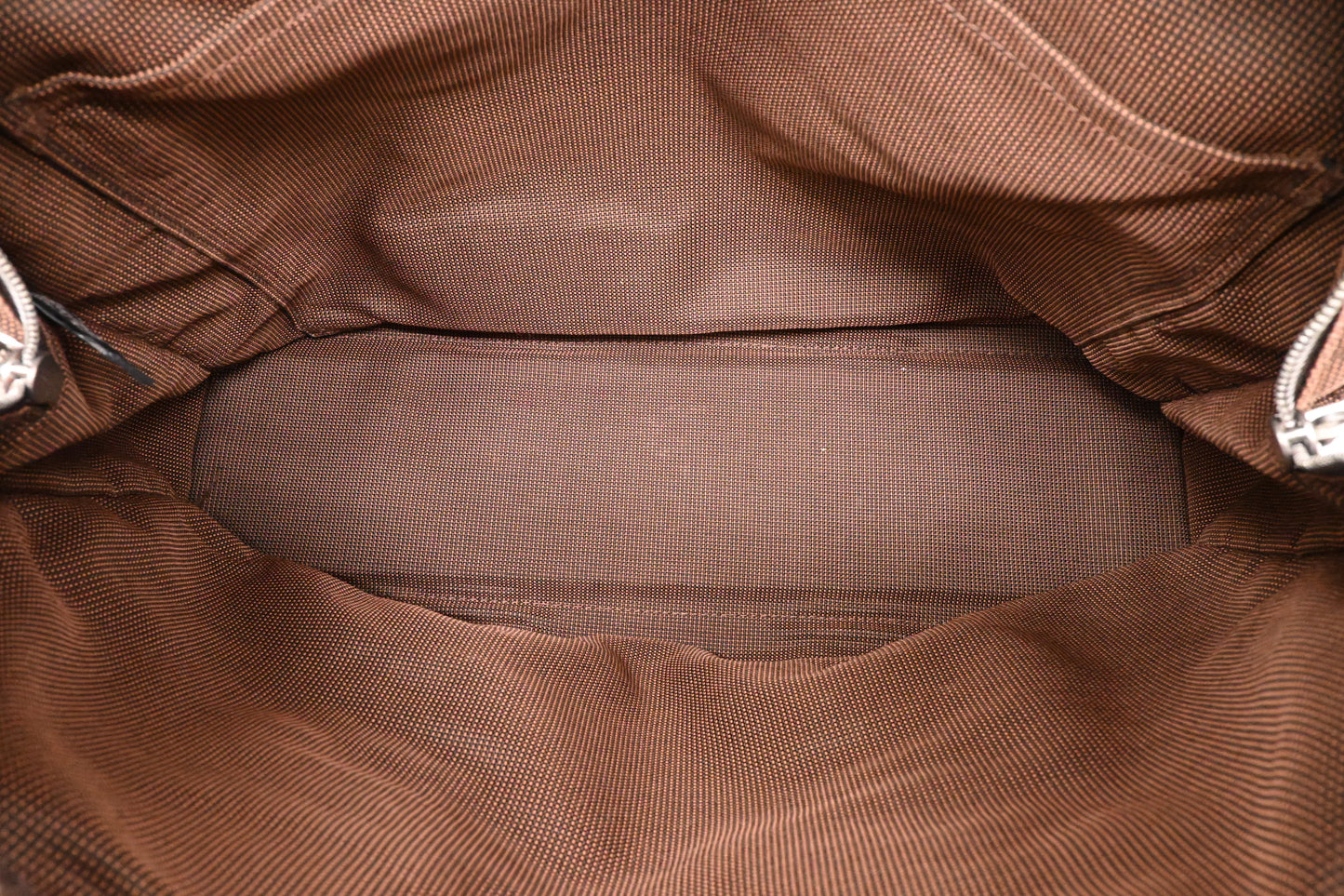 Hermes Fourre-Tout Tote in Brown Canvas