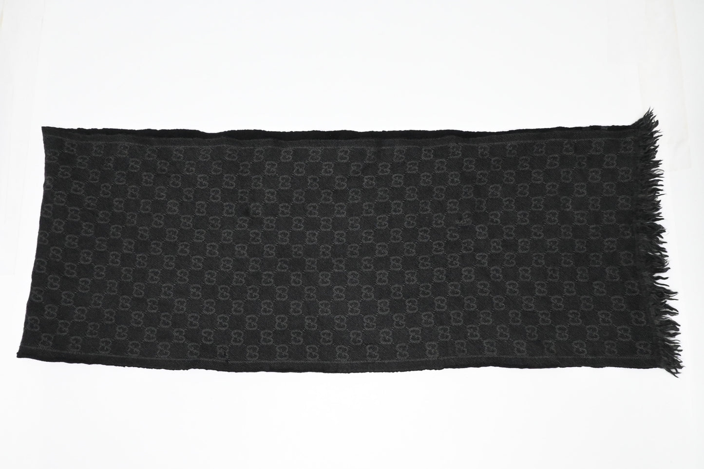Gucci Scarf in Black Wool