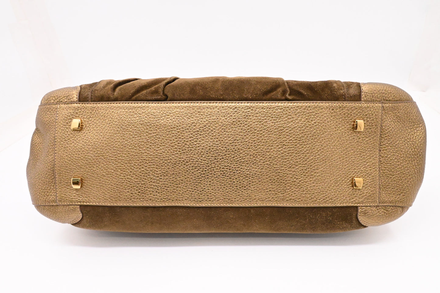 Cartier La Dona Shoulder Bag in Gold Leather