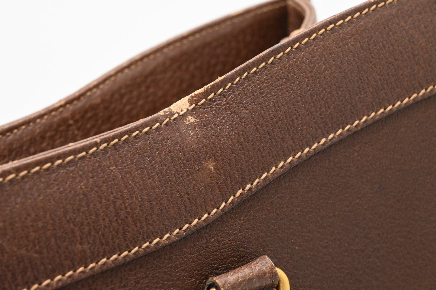 Gucci Diana Bamboo Tote in Brown Leather