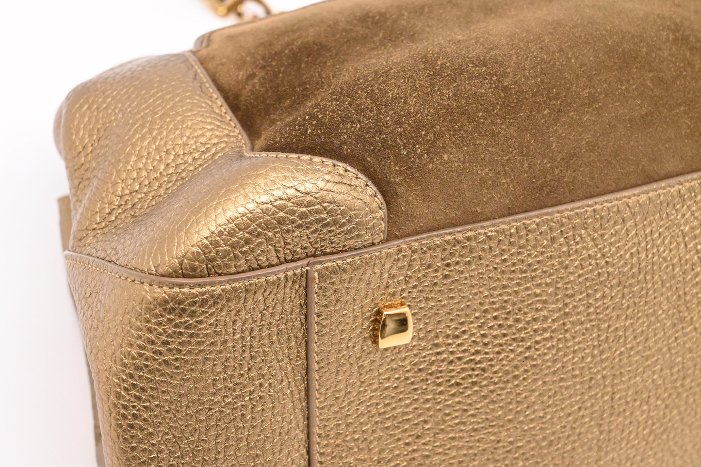 Cartier La Dona Shoulder Bag in Gold Leather
