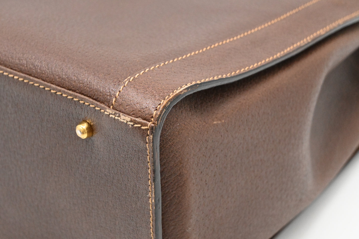 Gucci Diana Bamboo Tote in Brown Leather