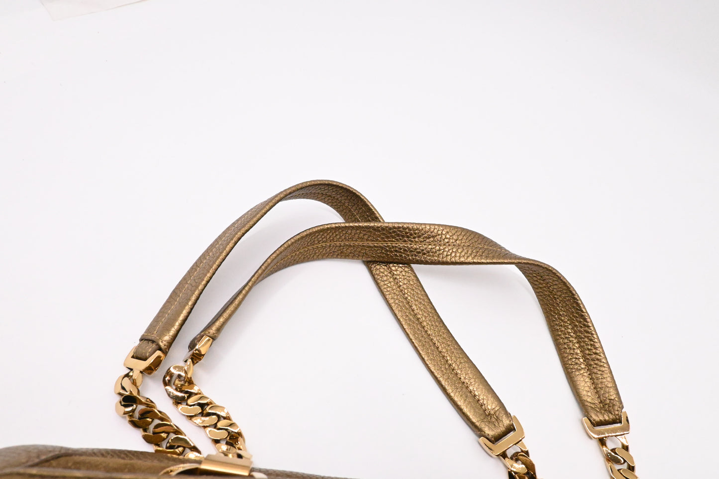Cartier La Dona Shoulder Bag in Gold Leather