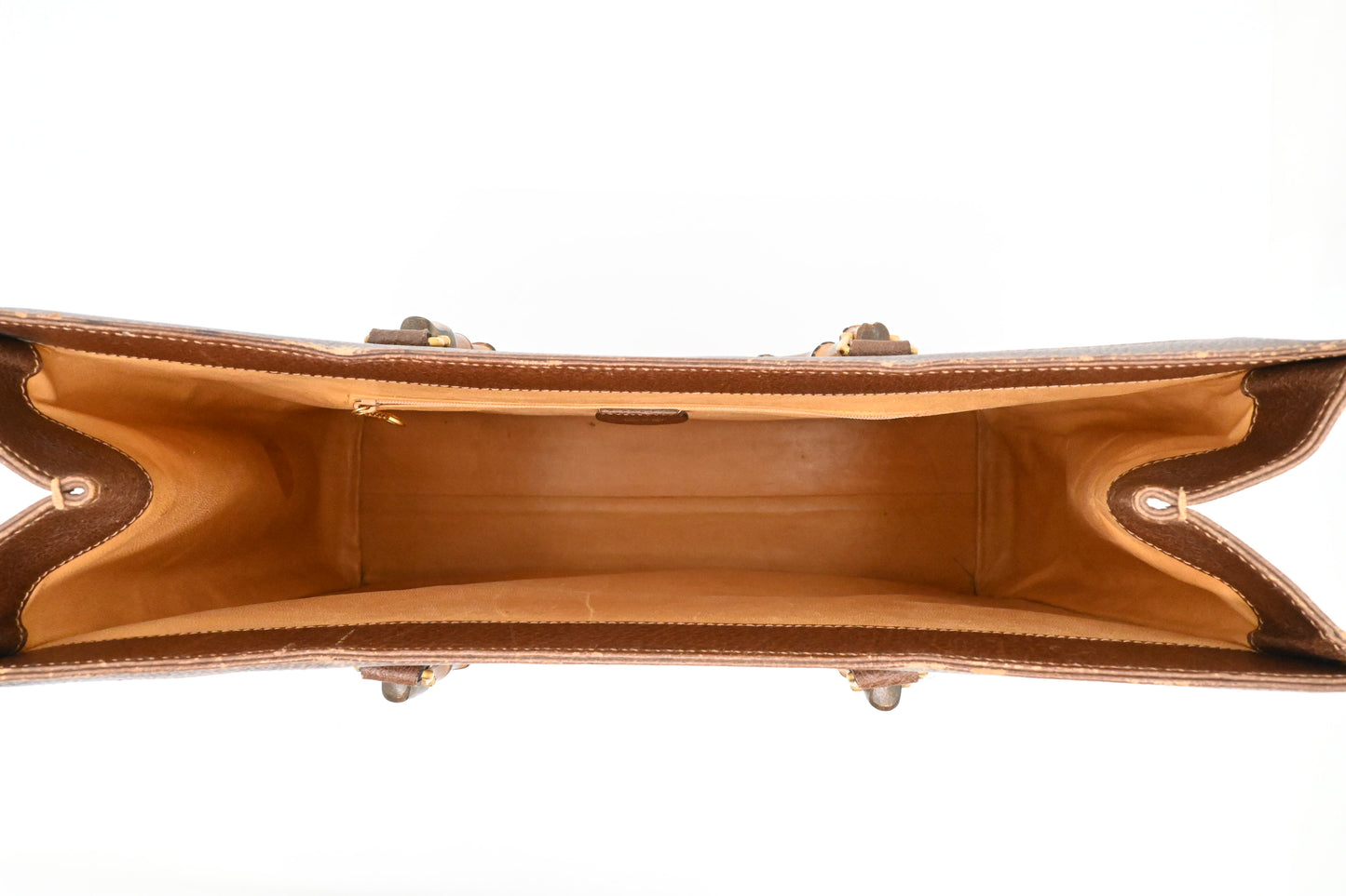 Gucci Diana Bamboo Tote in Brown Leather