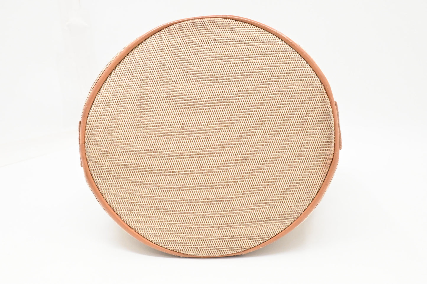 Hermes Saxo MM in Beige Canvas