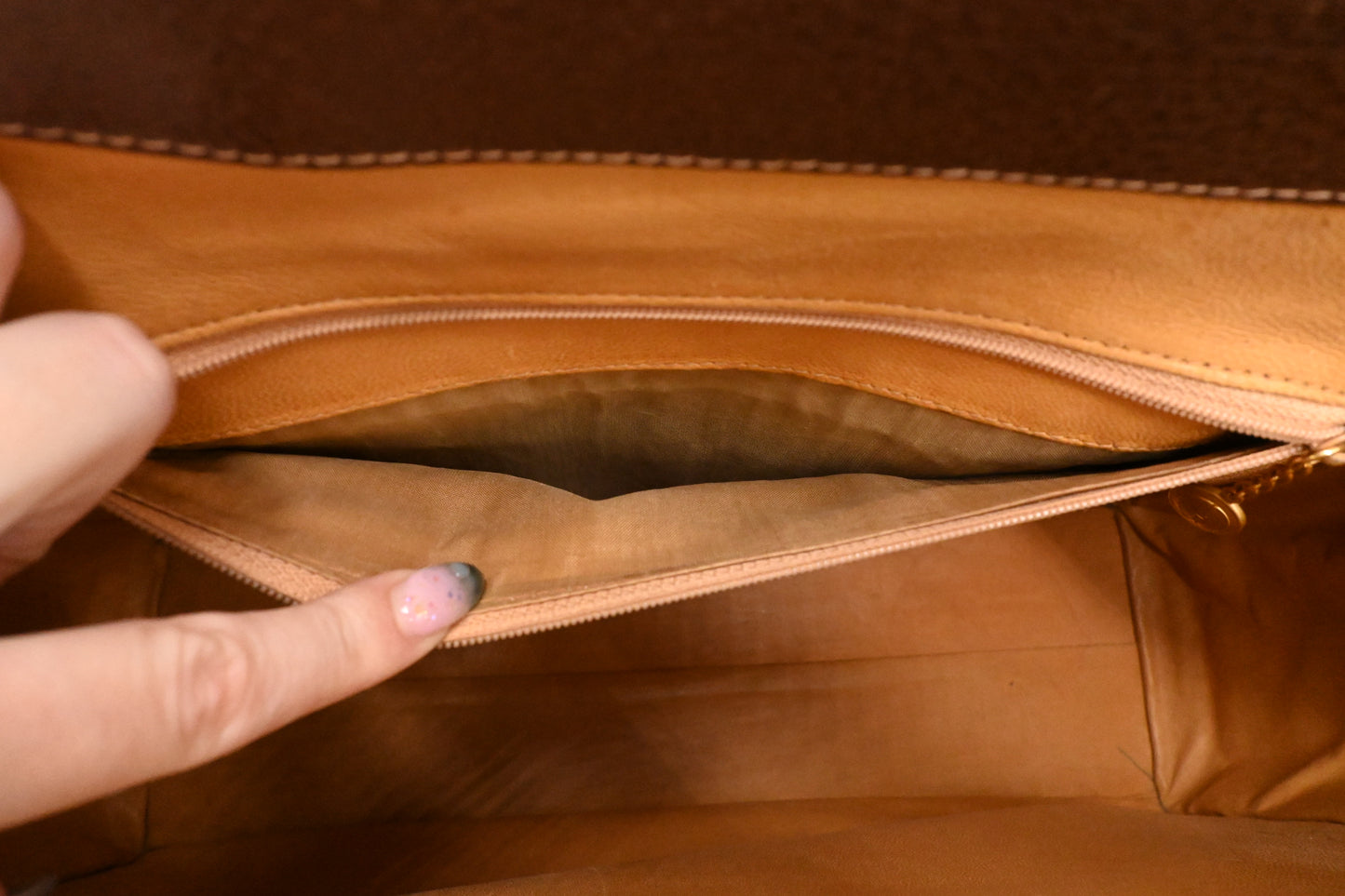 Gucci Diana Bamboo Tote in Brown Leather