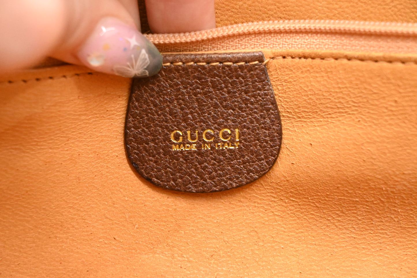 Gucci Diana Bamboo Tote in Brown Leather