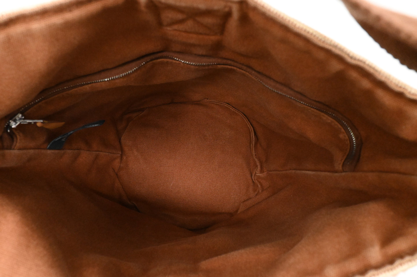 Hermes Saxo MM in Beige Canvas