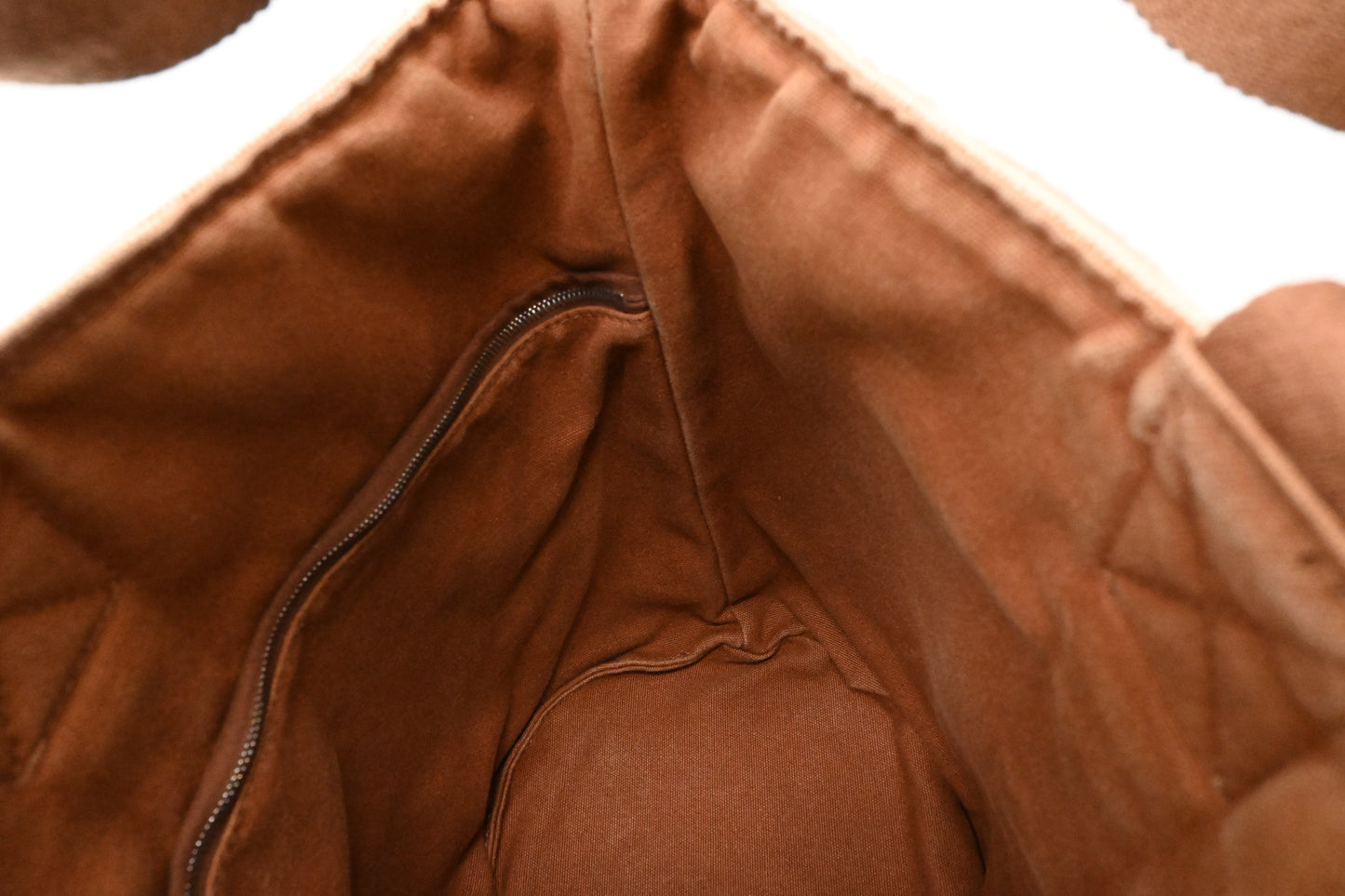 Hermes Saxo MM in Beige Canvas