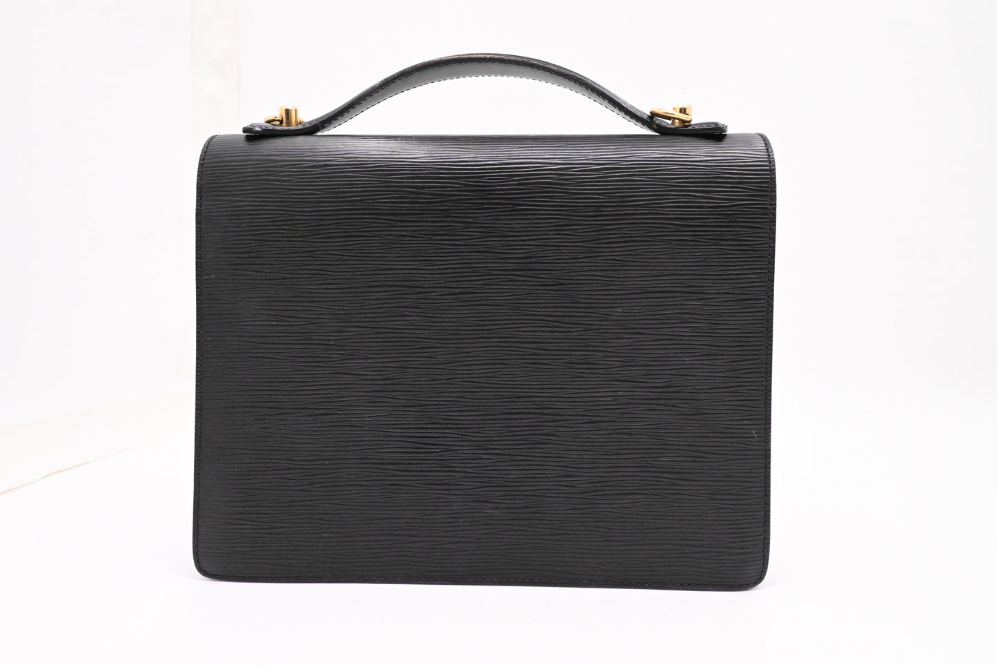 Louis Vuitton Monceau in Black Epi Leather