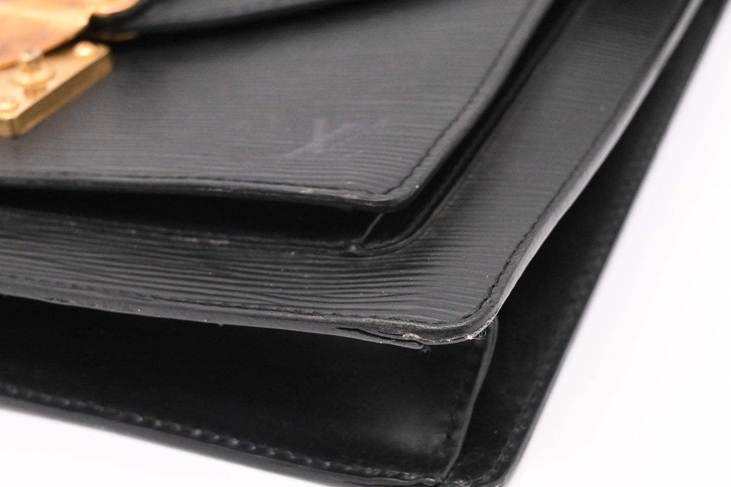 Louis Vuitton Monceau in Black Epi Leather