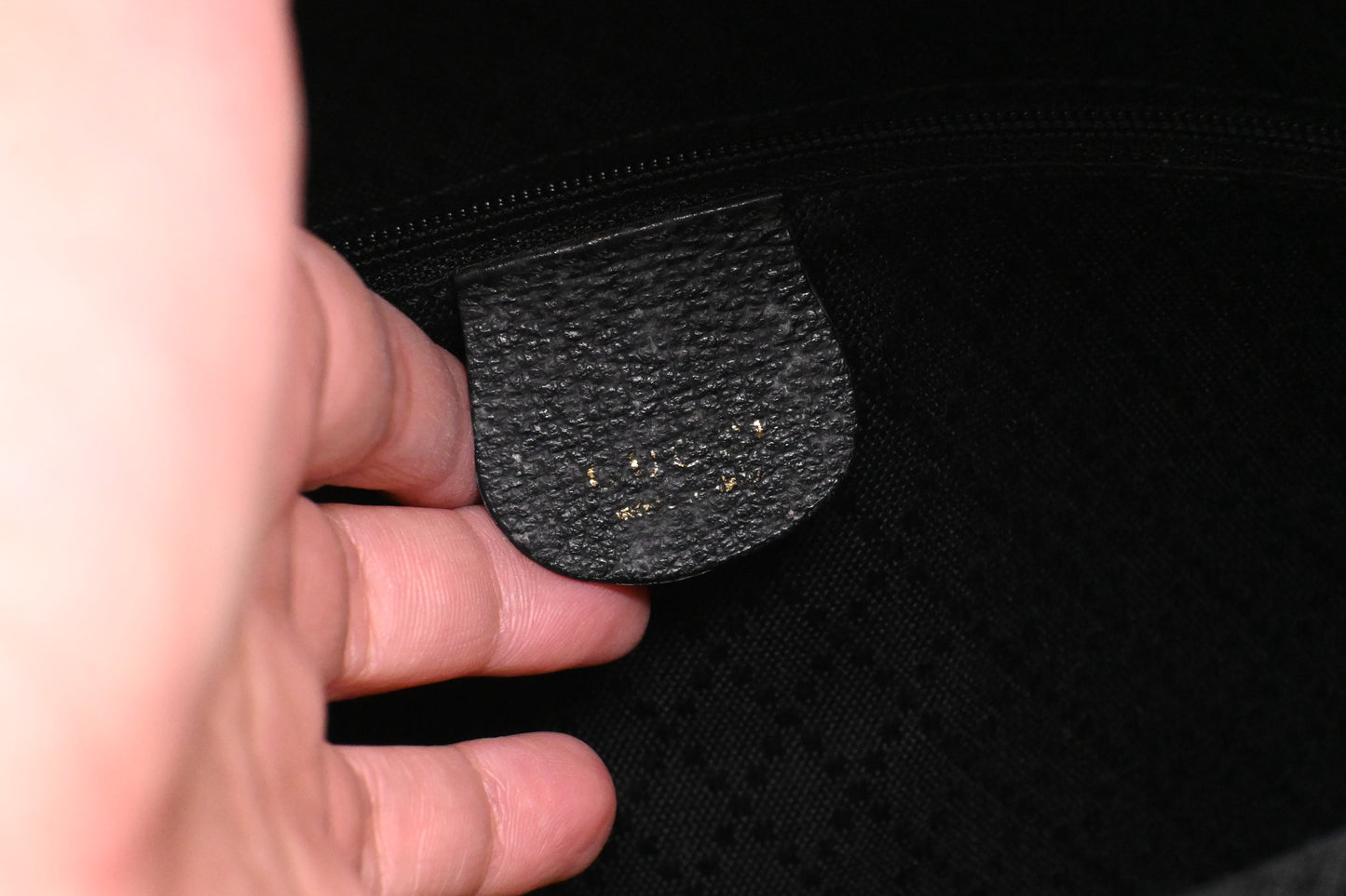 Gucci Bamboo Handbag in Black Suede