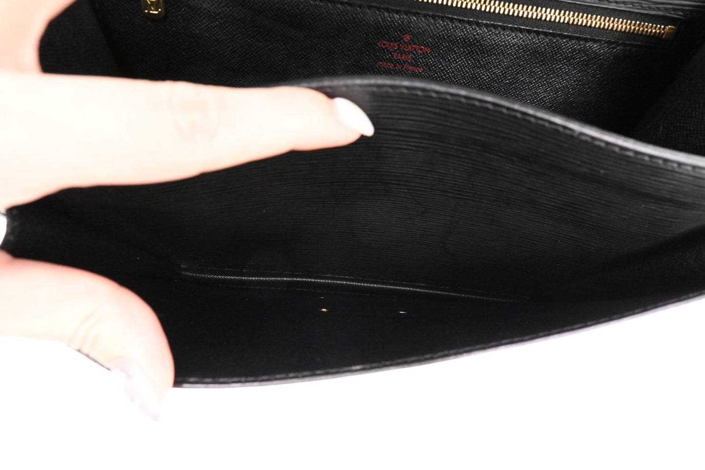 Louis Vuitton Monceau in Black Epi Leather