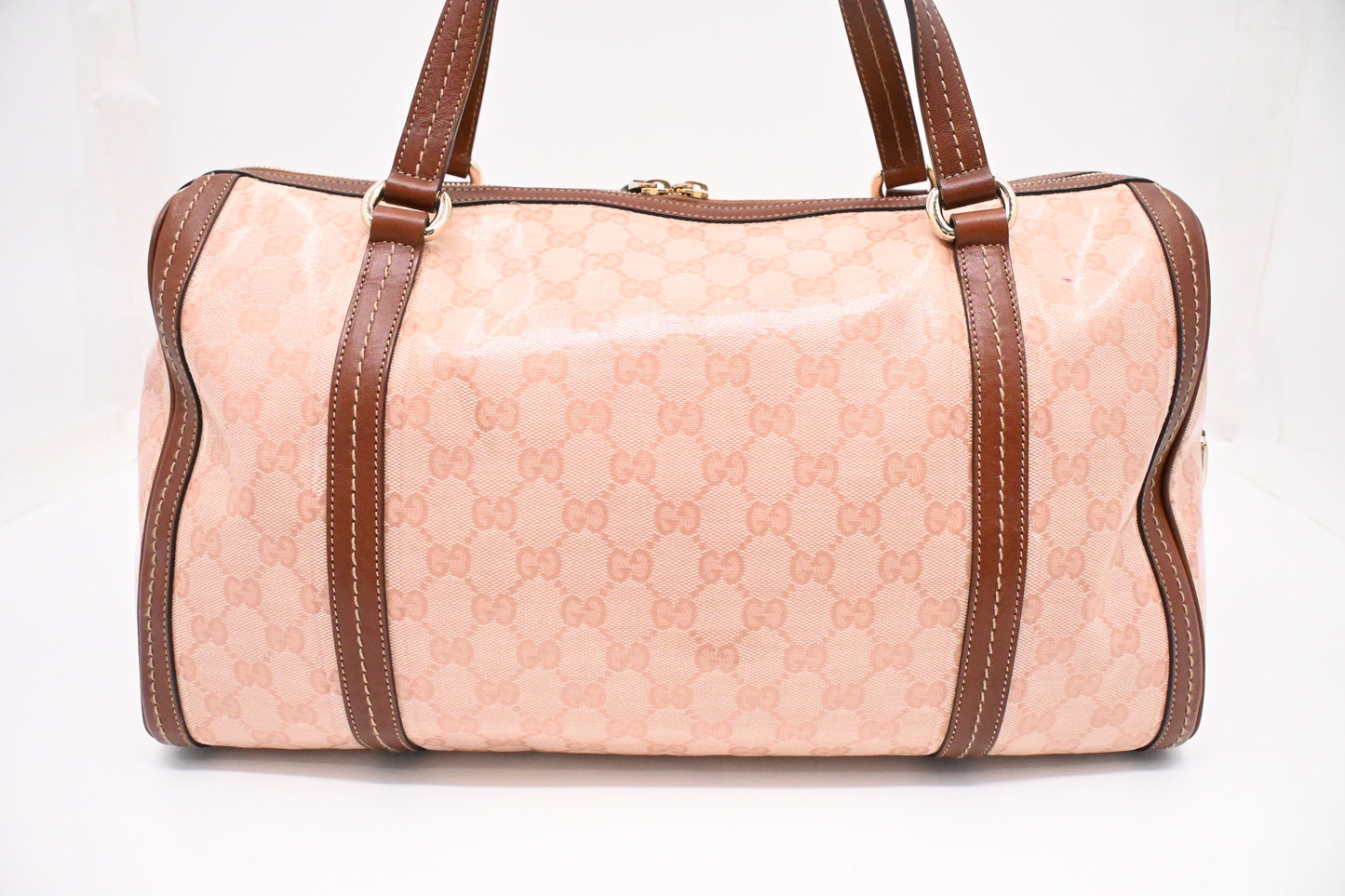 Gucci Boston Bag in Pink Crystal Canvas