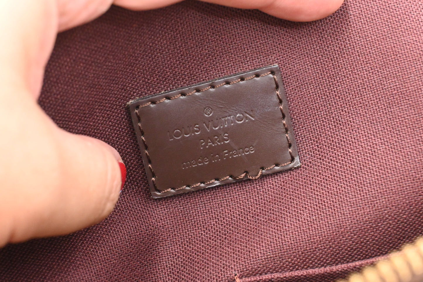 Louis Vuitton Lena MM in Damier Ebene Canvas