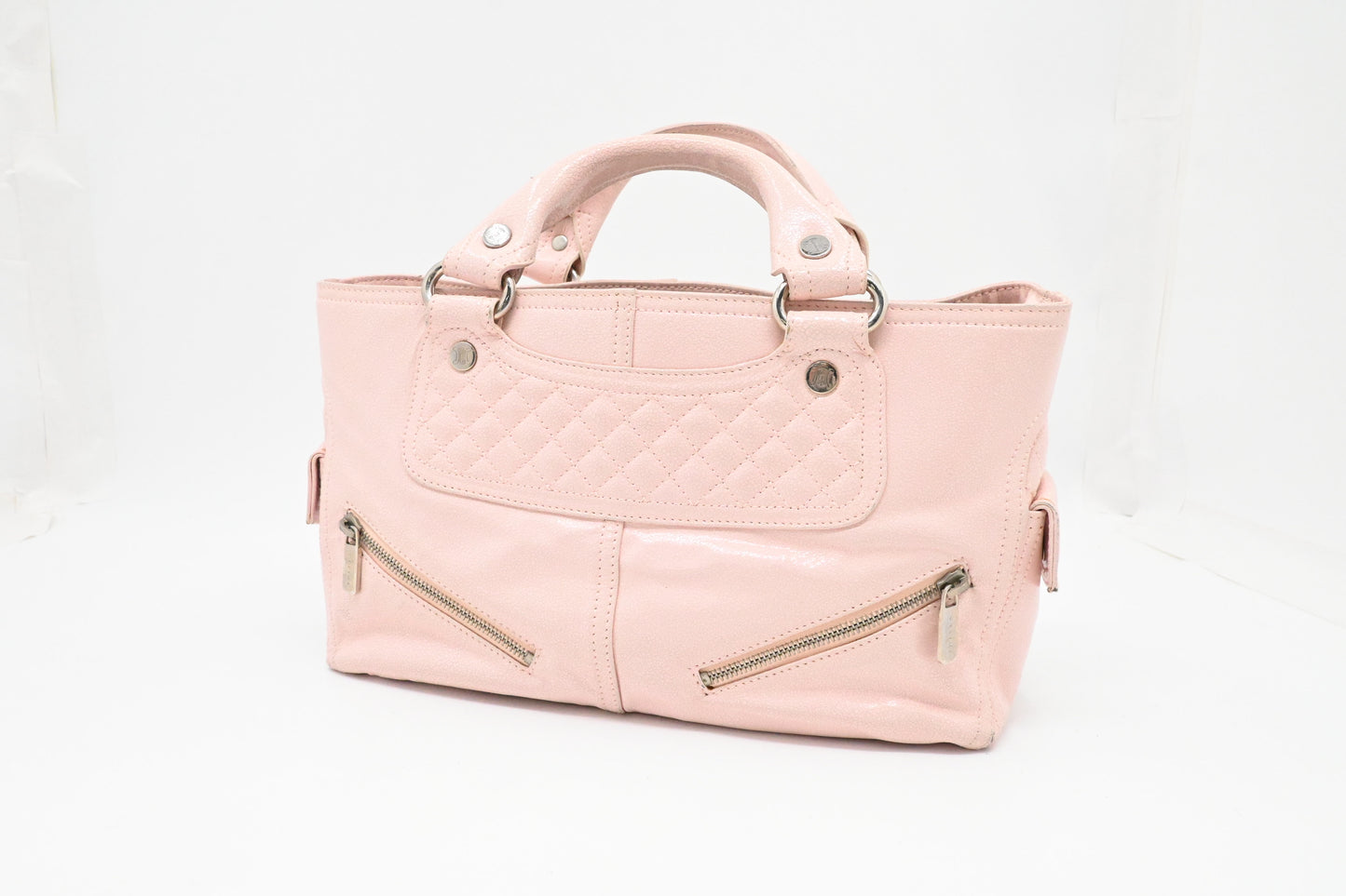 Celine Boogie Bag in Pink Leather