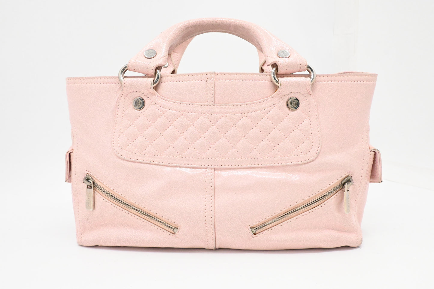 Celine Boogie Bag in Pink Leather