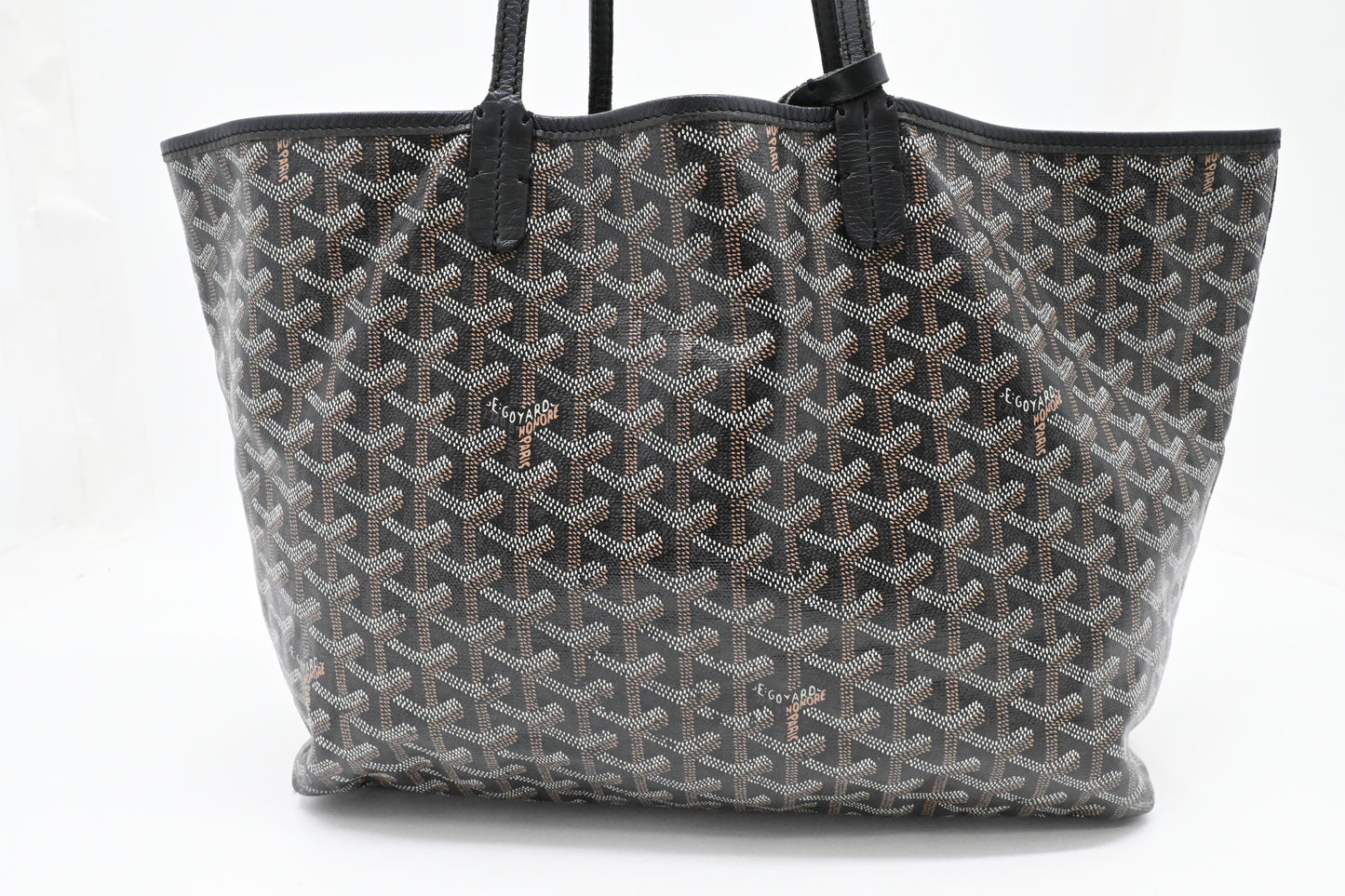 Goyard Saint Louis PM in Black Goyardine Canvas