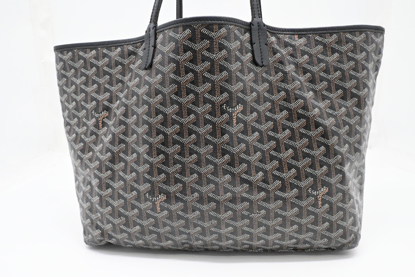Goyard Saint Louis PM in Black Goyardine Canvas