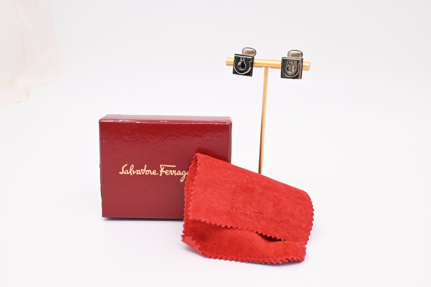 Ferragamo Gancini Clip-on Earrings