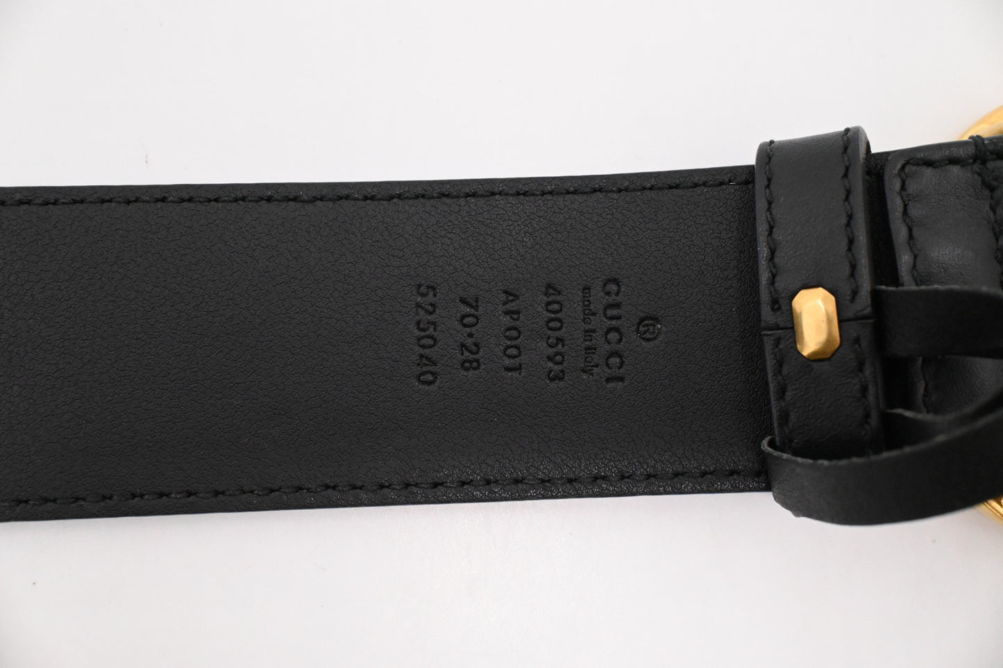 Gucci Belt in Black Leather