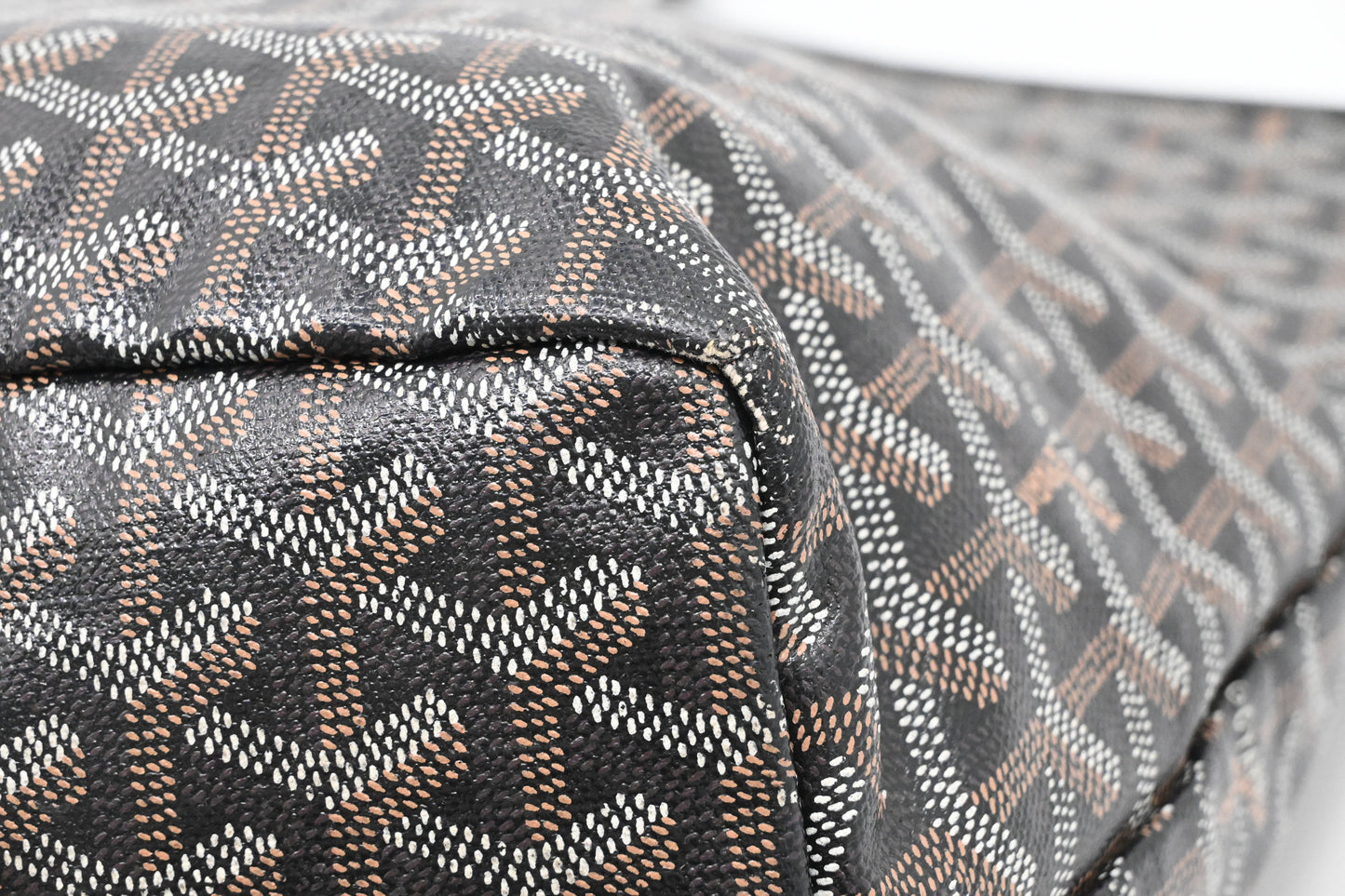 Goyard Saint Louis PM in Black Goyardine Canvas