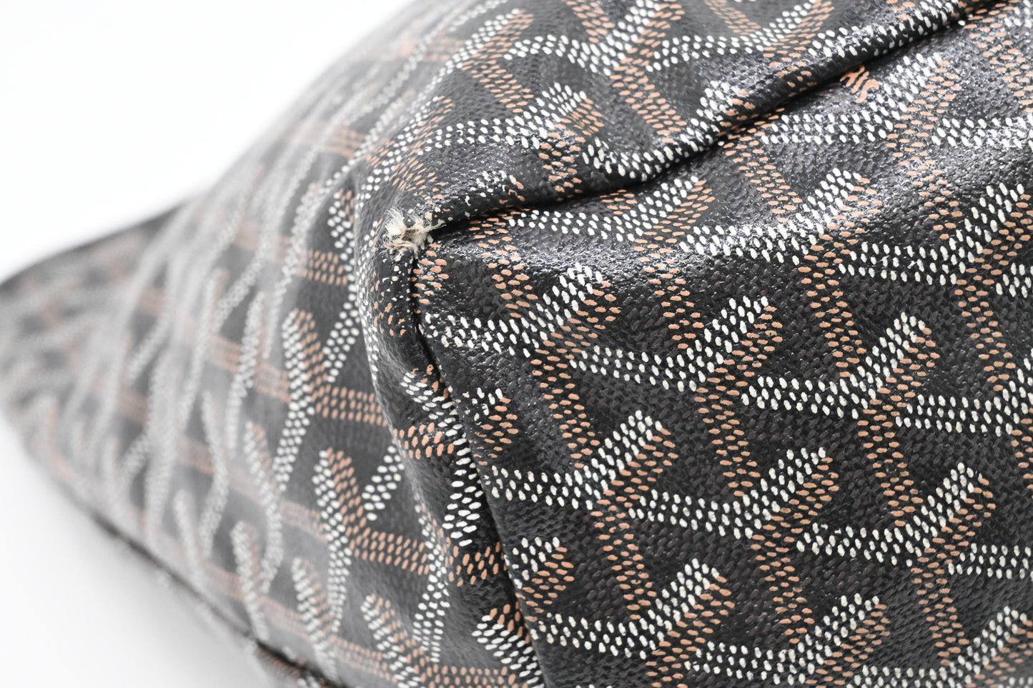 Goyard Saint Louis PM in Black Goyardine Canvas