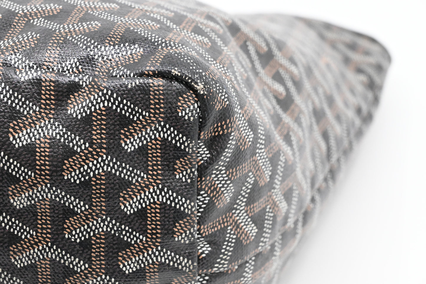 Goyard Saint Louis PM in Black Goyardine Canvas
