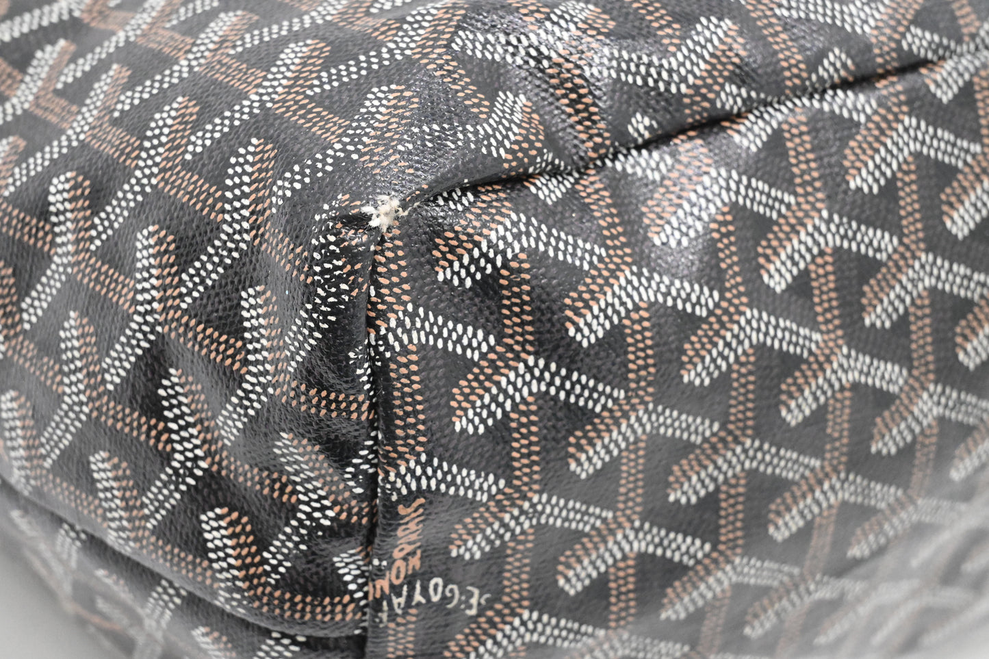 Goyard Saint Louis PM in Black Goyardine Canvas
