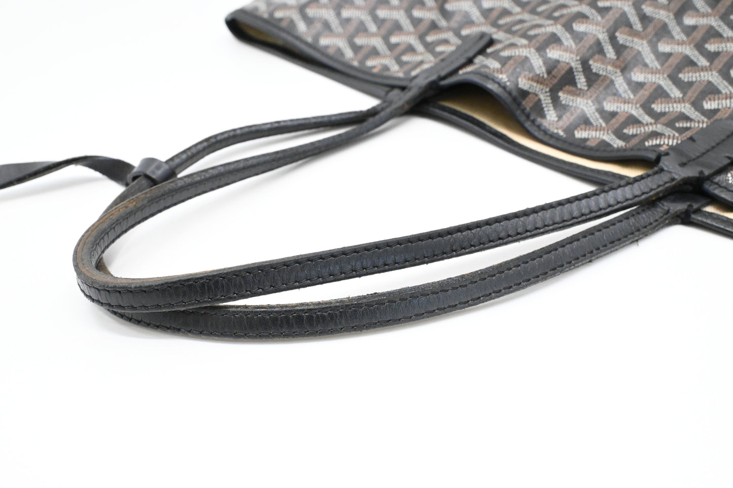 Goyard Saint Louis PM in Black Goyardine Canvas